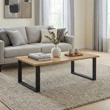 Load image into Gallery viewer, Frohna Rectangular Coffee Table - Oak