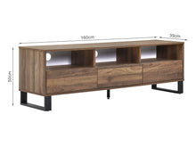 Load image into Gallery viewer, Frohna 1.6m Entertainment Unit - Walnut
