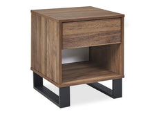 Load image into Gallery viewer, Frohna Wooden Bedside Table Nightstand - Walnut