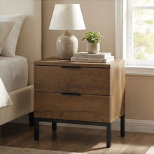 Load image into Gallery viewer, Ocala Wooden Bedside Table - Walnut