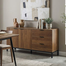 Load image into Gallery viewer, Ocala Sideboard Buffet Table - Walnut