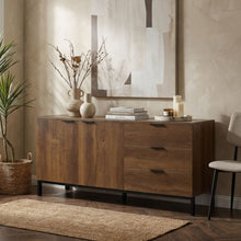 Load image into Gallery viewer, Ocala Sideboard Buffet Table - Walnut