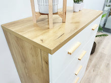 Load image into Gallery viewer, Alton Tallboy 6 Drawers - Natural + White