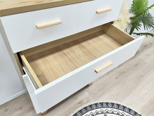 Load image into Gallery viewer, Alton Tallboy 6 Drawers - Natural + White