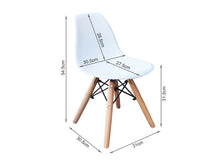 Load image into Gallery viewer, Iris Kids Chair Eiffel Tower Replica - Set of 4 - White
