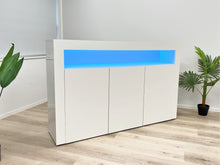 Load image into Gallery viewer, Shiel Sideboard LED Buffet Table Cabinet - White
