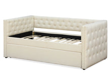 Load image into Gallery viewer, Anzer Single Trundle Bed Frame - Beige