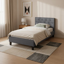 Load image into Gallery viewer, Blane Single Bed Frame - Dark Grey
