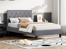 Load image into Gallery viewer, Blane King Single Bed Frame - Dark Grey