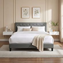 Load image into Gallery viewer, Blane Super King Bed Frame - Dark Grey