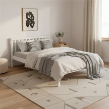 Load image into Gallery viewer, Baker Double Wooden Bed Frame - White