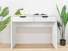 Load image into Gallery viewer, Schertz 100cm Computer Desk - White
