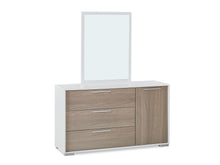 Load image into Gallery viewer, Waipoua 4 Drawer Low Boy with Mirror- GREY OAK
