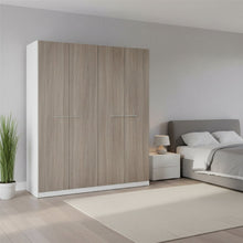Load image into Gallery viewer, Waipoua Wooden Wardrobe - Grey Oak