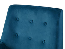 Load image into Gallery viewer, Mila Velvet Armchair - Blue