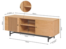 Load image into Gallery viewer, Tarkine 1.6m Entertainment Unit - Oak