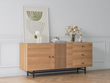 Load image into Gallery viewer, Tarkine 1.6m Sideboard Buffet Table - Oak
