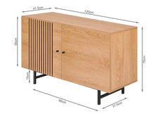 Load image into Gallery viewer, Tarkine 1.2m Sideboard Buffet Table - Oak
