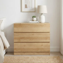 Load image into Gallery viewer, Harris 3 Drawers Tallboy - Oak