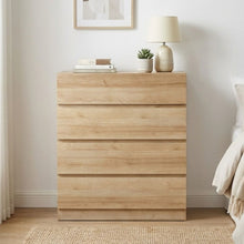 Load image into Gallery viewer, Harris 4 Drawers Tallboy - Oak