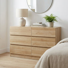 Load image into Gallery viewer, Harris 6 Drawers Low Boy - Oak