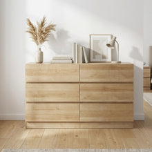 Load image into Gallery viewer, Harris 6 Drawers Low Boy - Oak