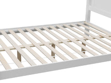 Load image into Gallery viewer, Davraz Double Wooden Bed Frame - White