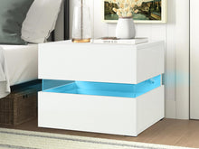 Load image into Gallery viewer, Zion LED Bedside Table - White