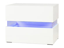 Load image into Gallery viewer, Zion LED Bedside Table - White
