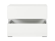 Load image into Gallery viewer, Zion LED Bedside Table - White
