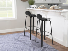 Load image into Gallery viewer, Mia Bar Stool Metal Barstool - Set of 2 - Black
