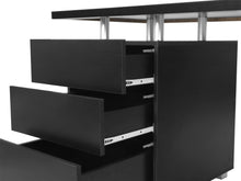 Load image into Gallery viewer, Karter Computer Desk with Drawers - Black
