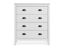 Load image into Gallery viewer, Congo 4 Drawers Tallboy - White
