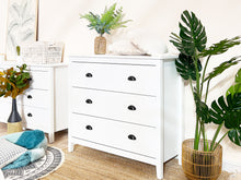 Load image into Gallery viewer, Congo 3 Drawers Tallboy - White
