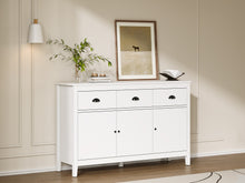 Load image into Gallery viewer, Congo Sideboard Buffet Table - White
