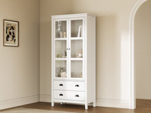Load image into Gallery viewer, Congo Display Cabinet with 2 Drawer - White
