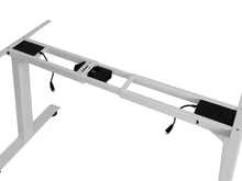 Load image into Gallery viewer, Bennie 140cm Dual Motor Electric Standing Desk - White
