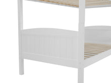 Load image into Gallery viewer, Annan Single Wooden Bunk Bed Frame - White

