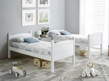 Load image into Gallery viewer, Annan Single Wooden Bunk Bed Frame - White
