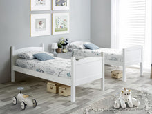Load image into Gallery viewer, Annan Single Wooden Bunk Bed Frame - White