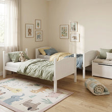 Load image into Gallery viewer, Annan Single Wooden Bunk Bed Frame - White