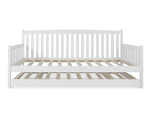 Load image into Gallery viewer, Herbert Single Wooden Trundle Bed Frame - White
