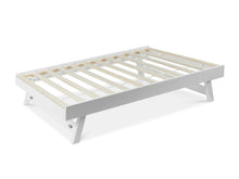 Load image into Gallery viewer, Herbert Single Wooden Trundle Bed Frame - White