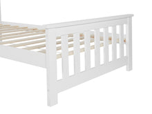 Load image into Gallery viewer, Hobson Single Wooden Trundle Bed Frame - White