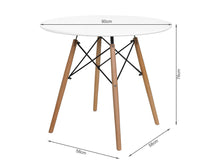 Load image into Gallery viewer, Cena Dining Table Round 90 x 76 cm - White