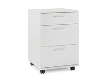 Load image into Gallery viewer, Nakia 3 Drawer Filing Cabinet - White