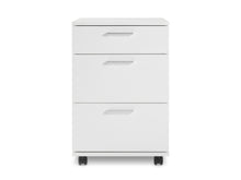 Load image into Gallery viewer, Nakia 3 Drawer Filing Cabinet - White
