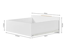 Load image into Gallery viewer, Alaska Wooden Bedside Table - White
