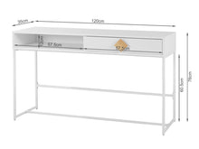 Load image into Gallery viewer, Alaska Wooden Console Table - White
