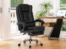 Load image into Gallery viewer, Dois Office Chair with Footrest - Black
